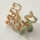 Willow Mini Garden Squiggle Metal Claw Clip