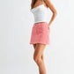 Red Gingham Micro Skirt