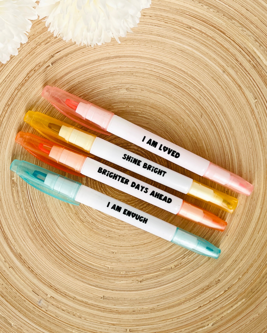 Inspirational Highlighter Pens