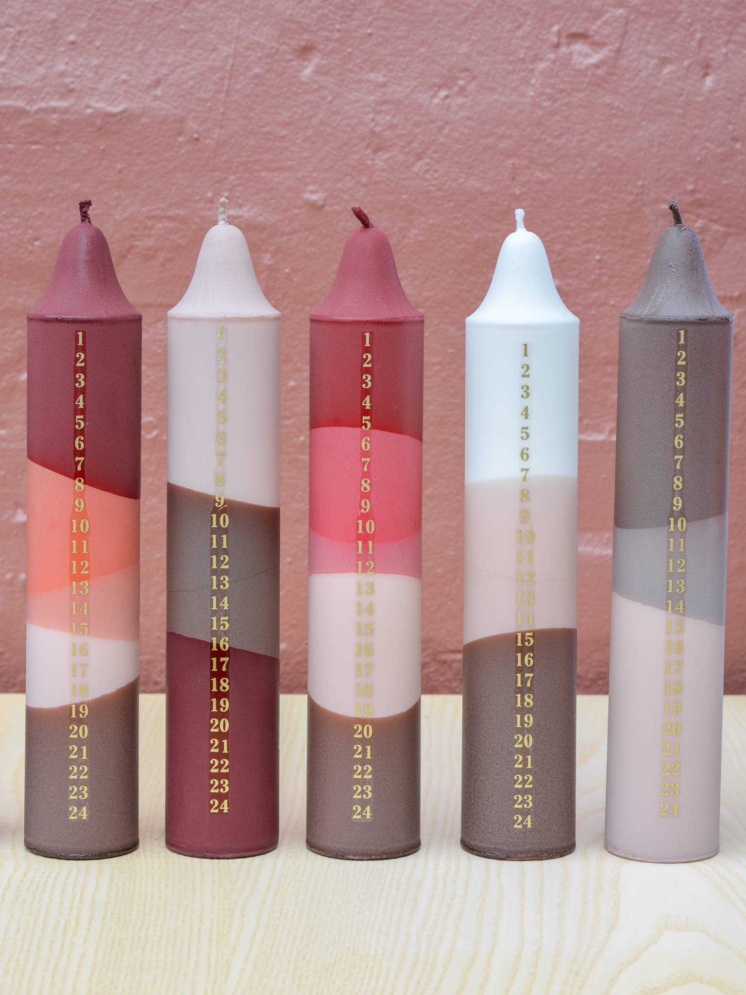 Advent Candle Christmas Calendar (Beiges & Reds) - Purpose + Passion Boutique
