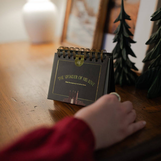 Advent Season: The Wonder of His Love: Daily Encouragement Flip Calendar - Purpose + Passion Boutique