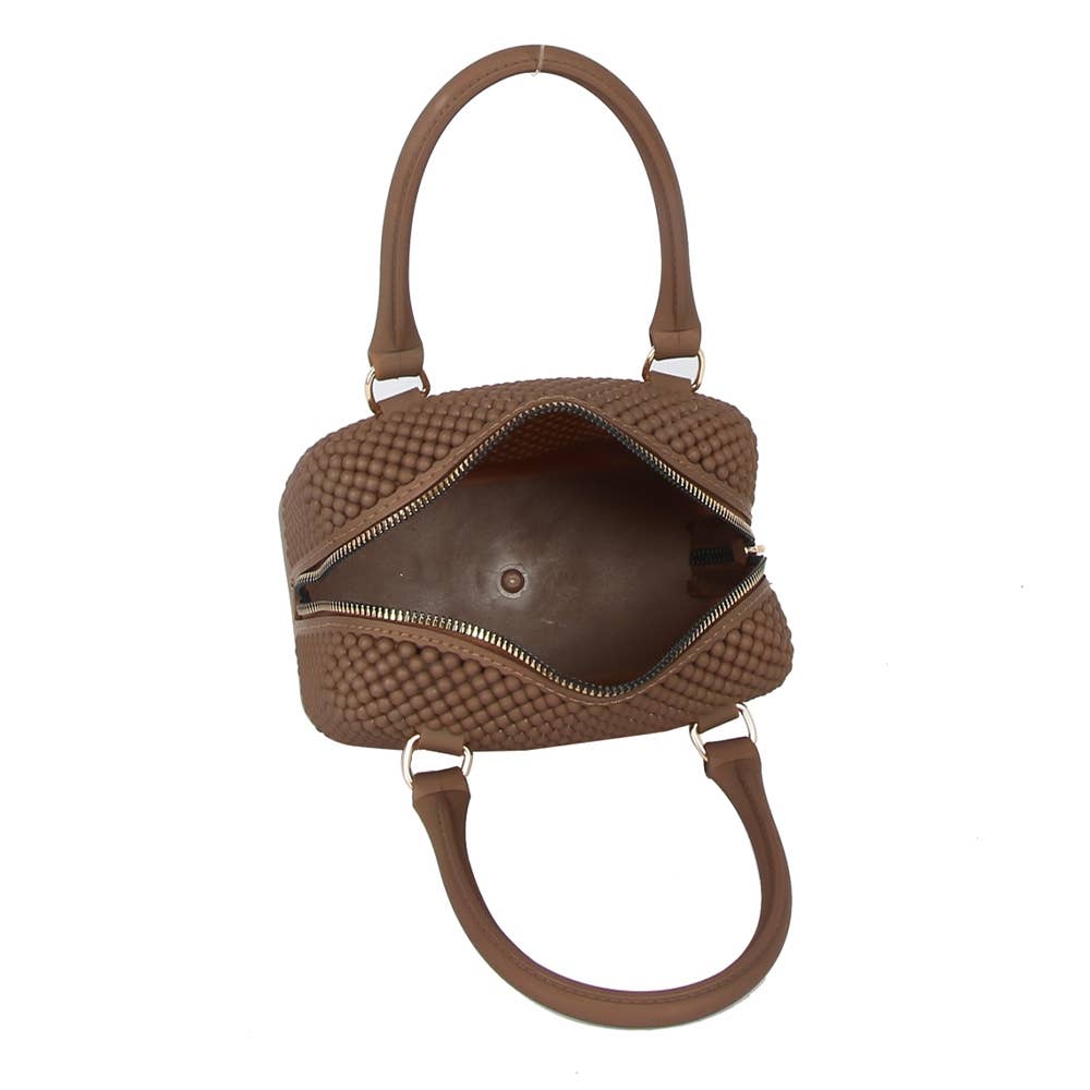 Jelly Bead Mesh Hand Bag