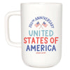 United States of America 250th Anniversary Tall Ceramic Mug