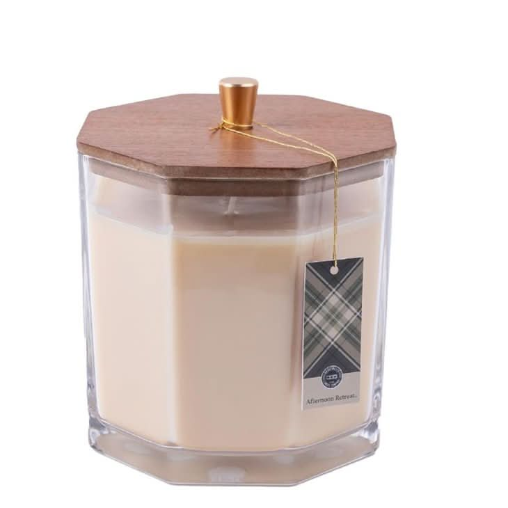 Afternoon Retreat Large Candle with Wooden Topper - Purpose + Passion Boutique