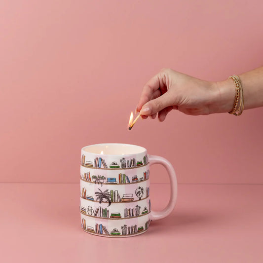 Sweet Grace Book Club Coffee Mug Candle