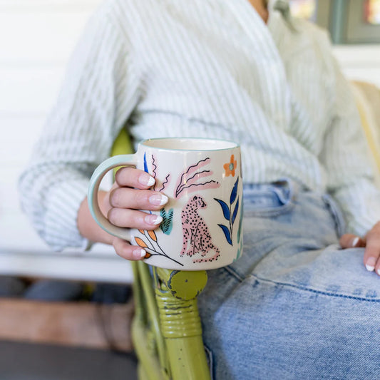 Sweet Grace Leopard Mug Candle