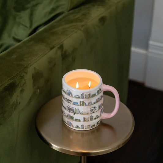 Sweet Grace Book Club Coffee Mug Candle