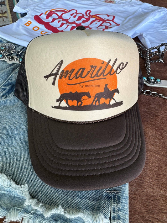 Amarillo By Morning Trucker Hat - Purpose + Passion Boutique