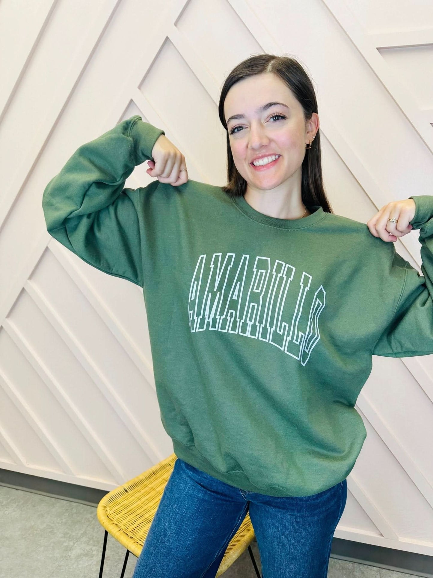 AMARILLO Local Spirit Sweatshirt - Purpose + Passion Boutique