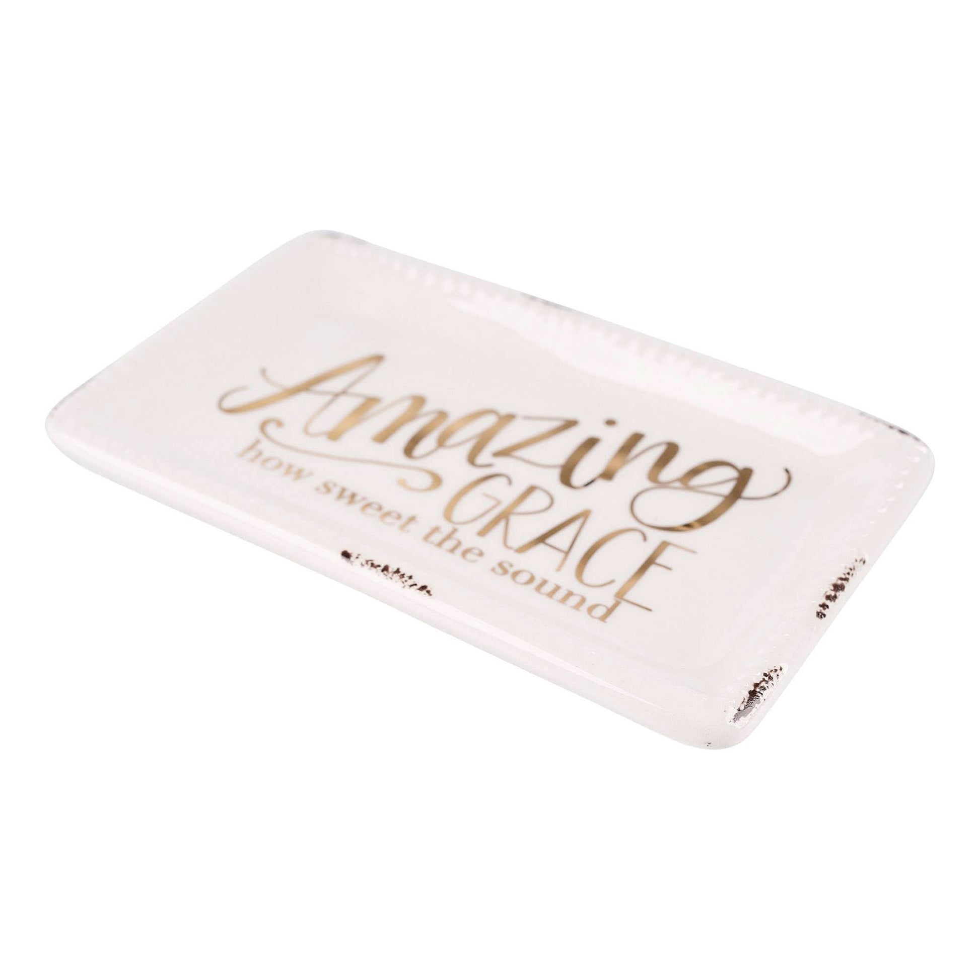 Amazing Grace How Sweet The Sound Trinket Tray - Purpose + Passion Boutique