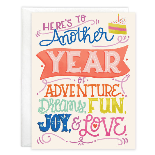Another Year Birthday Card - Purpose + Passion Boutique