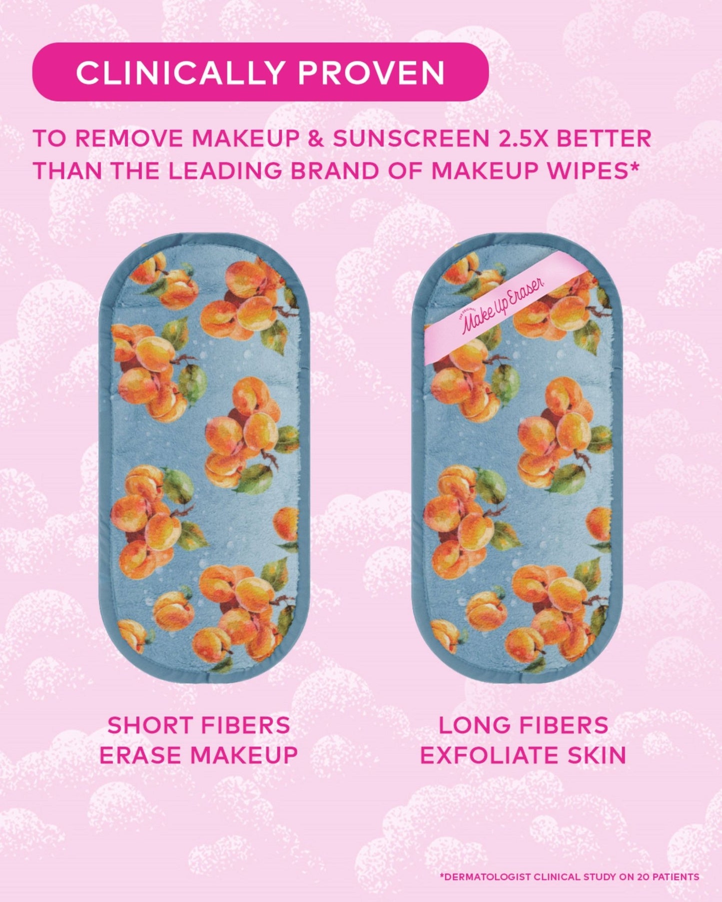 Apricot Print MakeUp Eraser PRO - Purpose + Passion Boutique