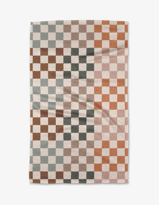 Autumn Checkers Tea Towel - Purpose + Passion Boutique