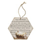 Away In A Manger Honeycomb Ornament - Purpose + Passion Boutique