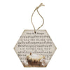 Away In A Manger Honeycomb Ornament - Purpose + Passion Boutique
