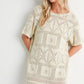 Aztec Knit Cover - Up Dress - Purpose + Passion Boutique