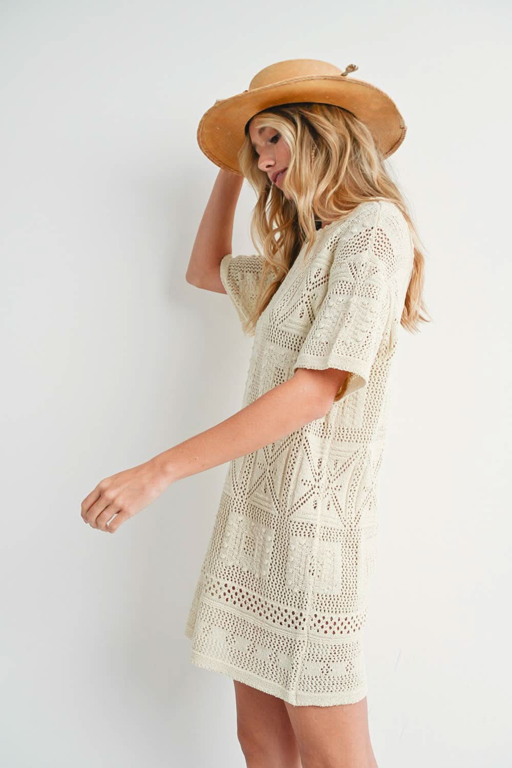 Aztec Knit Cover - Up Dress - Purpose + Passion Boutique