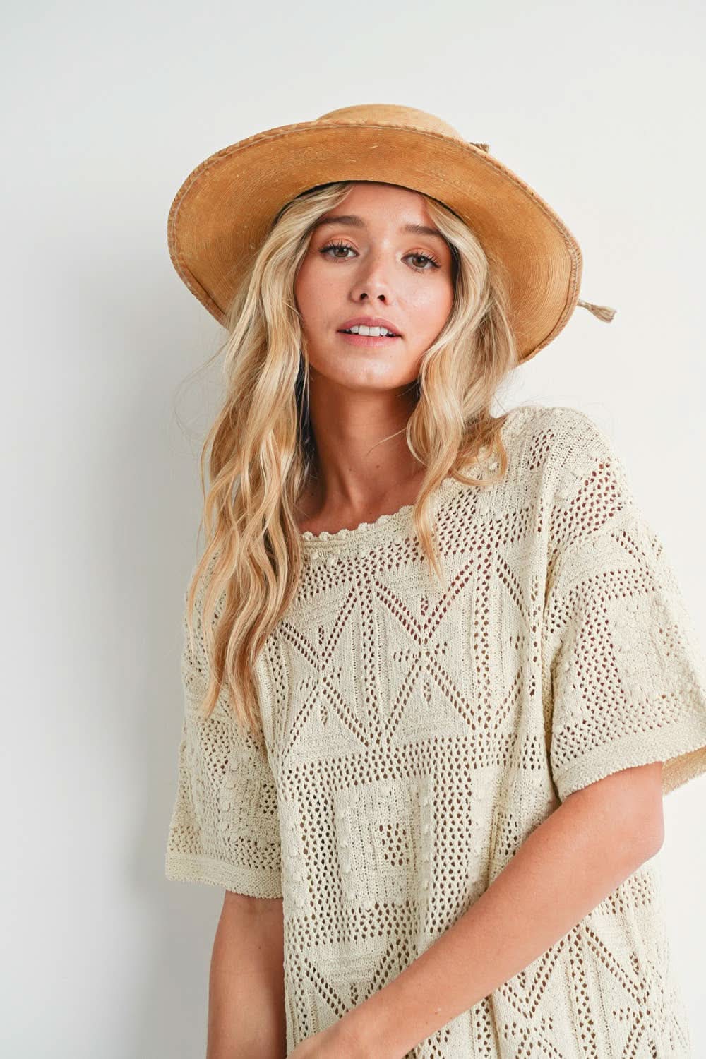 Aztec Knit Cover - Up Dress - Purpose + Passion Boutique