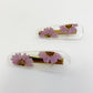 Real Pressed Flowers Hair Clip