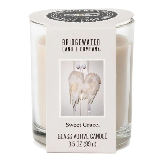 Sweet Grace Glass Votive Candle