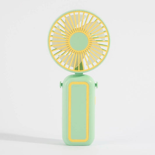Round Handheld Rechargeable Fan