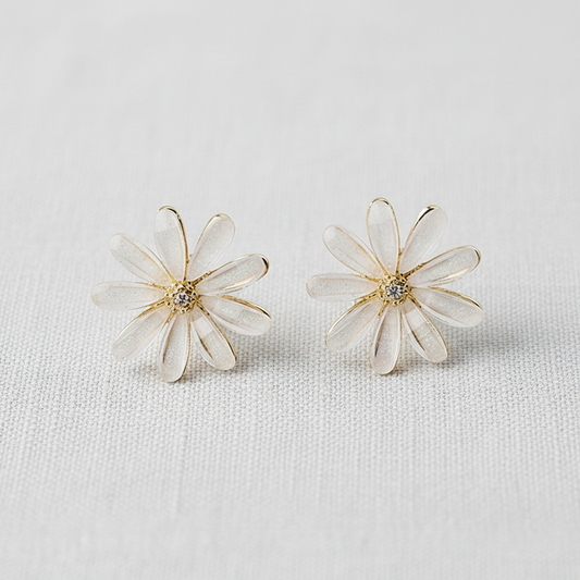 Daisy Crystal Stud Earrings