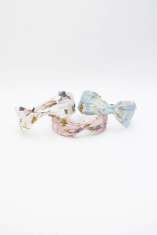 Secret Garden Satin Smooth Floral Headband