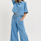 Everyday Effortless Denim Button Down Shirt