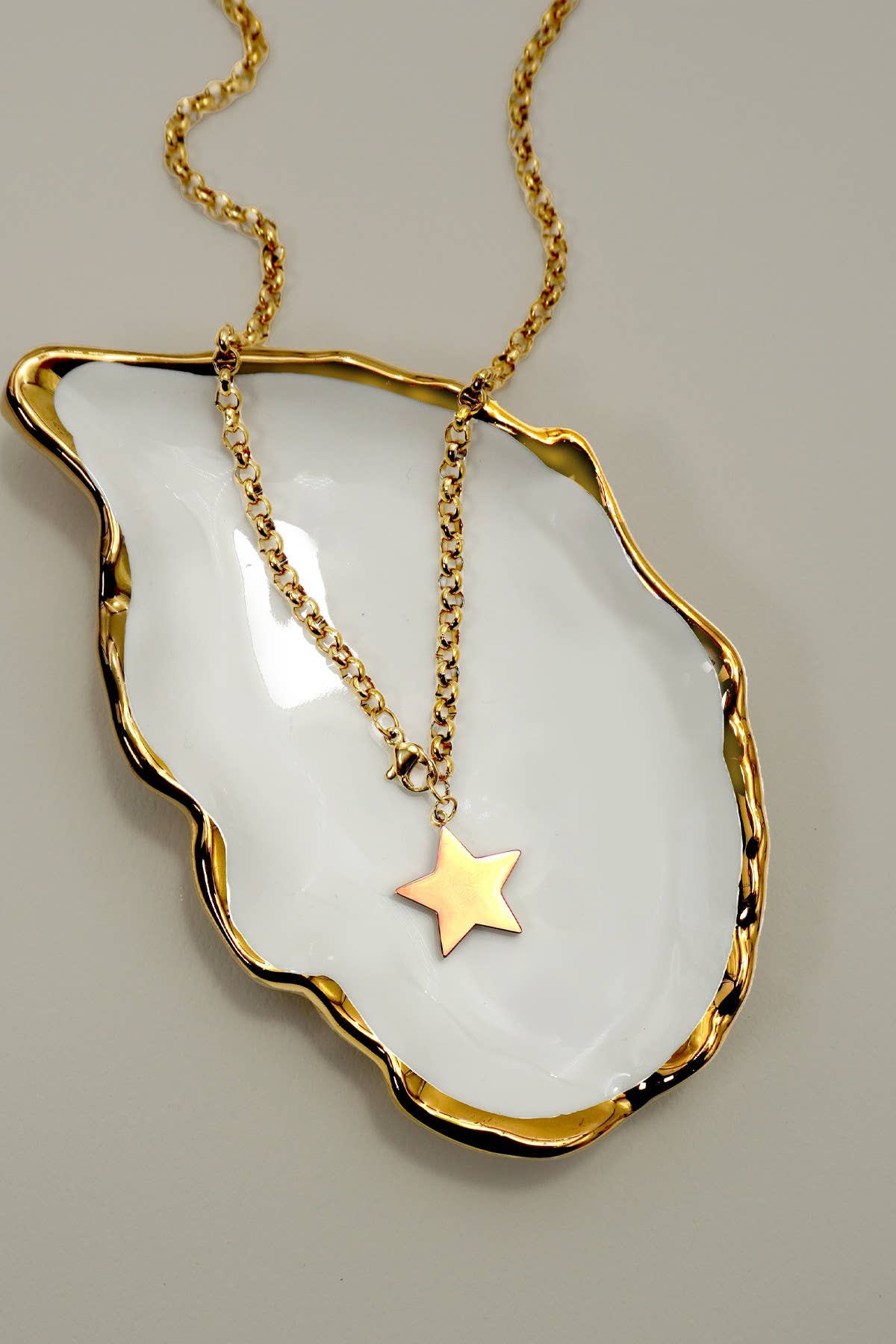 18K Gold Star Necklace