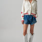 American Flag Star Shawl Collar Cardigan