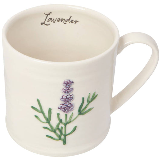 Lavender Embossed Mug (16oz)