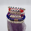 USA 1776 AMERICA Patriotic Heishi Bracelet (6)