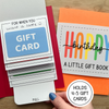 Birthday Waterfall Gift Card Holder - Green Cardstock