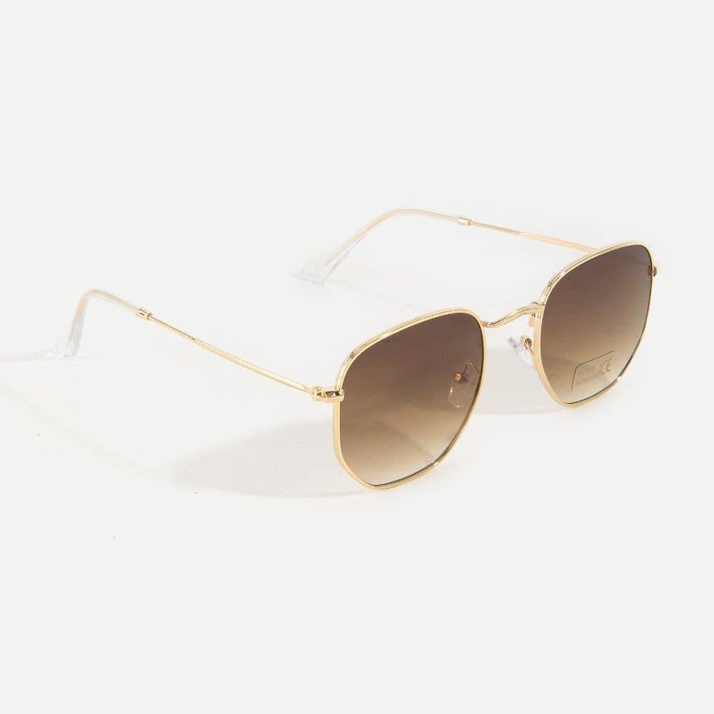 UV Protection Metal Frame Sunglasses