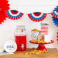 Red White and Blue Fan Paper Bunting Banner
