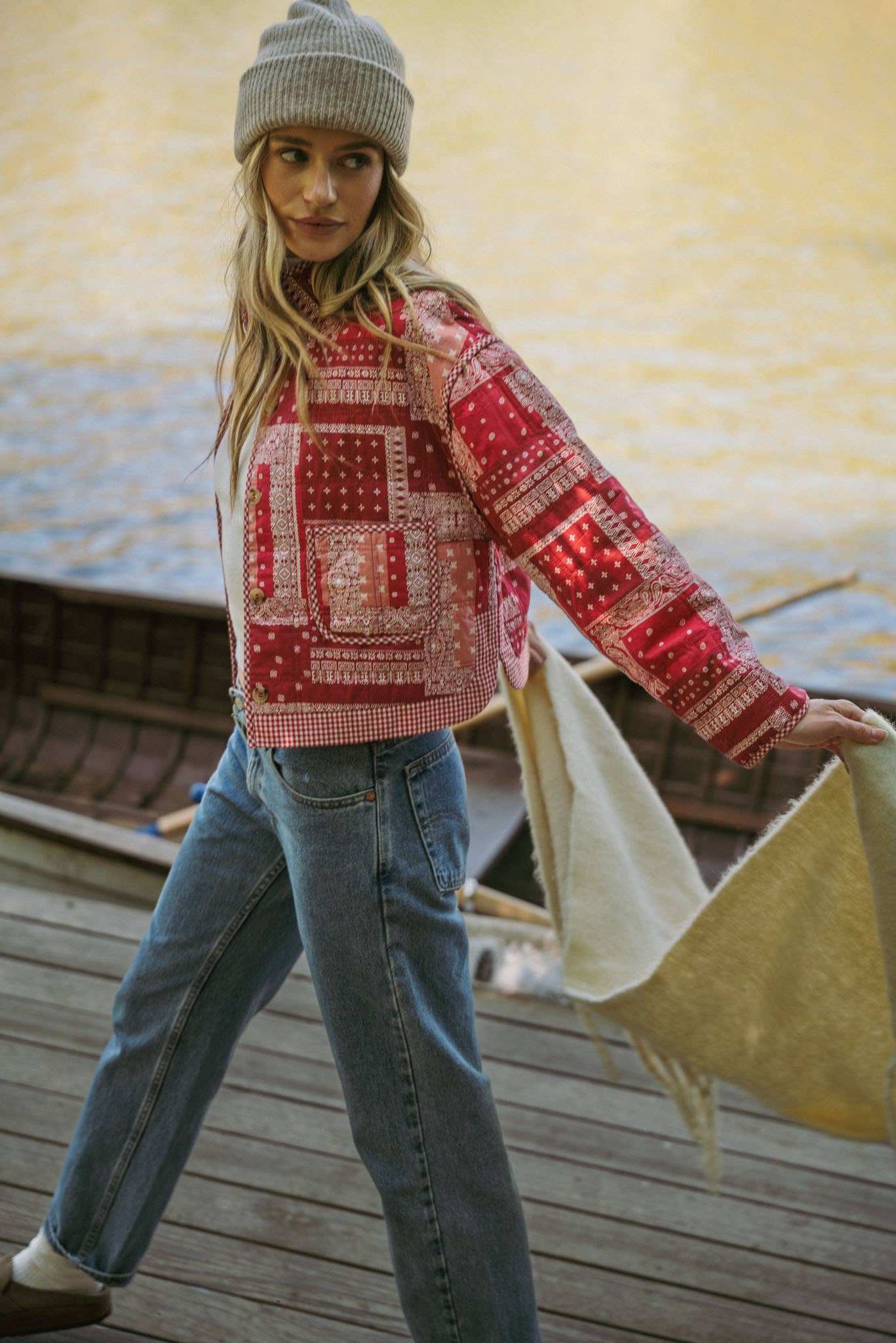 Bandana Patchwork Quilted Jacket - Purpose + Passion Boutique