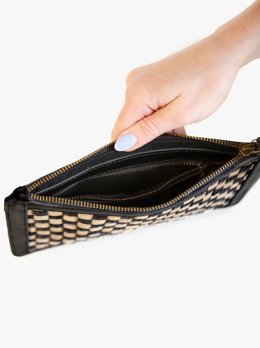 Basketweave Clutch - Purpose + Passion Boutique