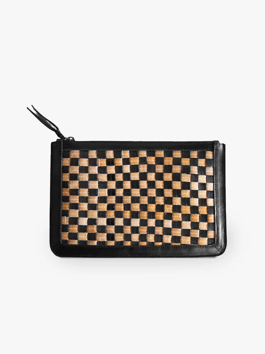 Basketweave Clutch - Purpose + Passion Boutique