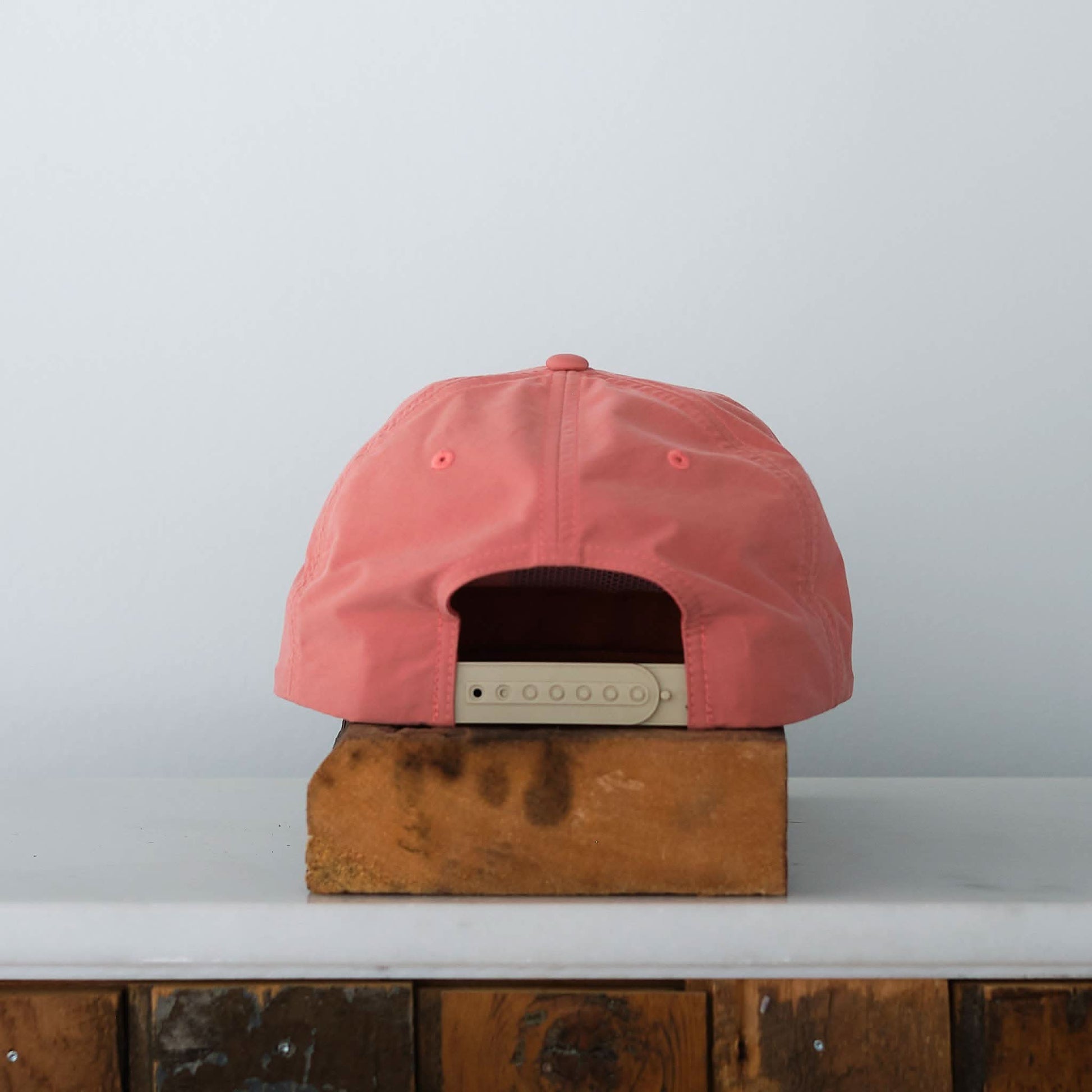 Bass Fish Patch Snap Back Cap - Khaki Salmon - Purpose + Passion Boutique