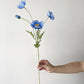 22'' Single Flocked Colorful Silk Poppies Spay