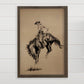Ride 'Em Cowboy Wood Framed Wall Art
