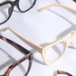 Wide Frame Glitter Side Reading Glasses