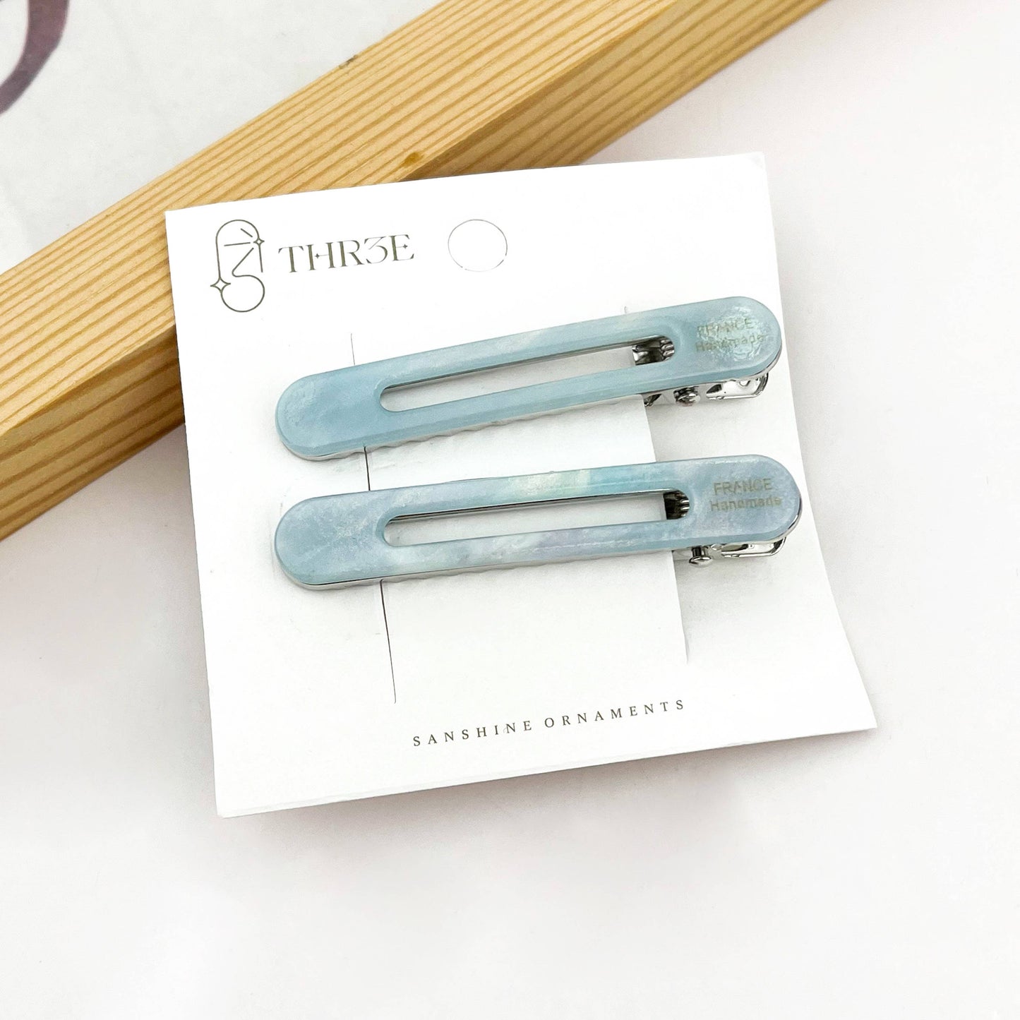 Hollow Oval Hair Clip Set