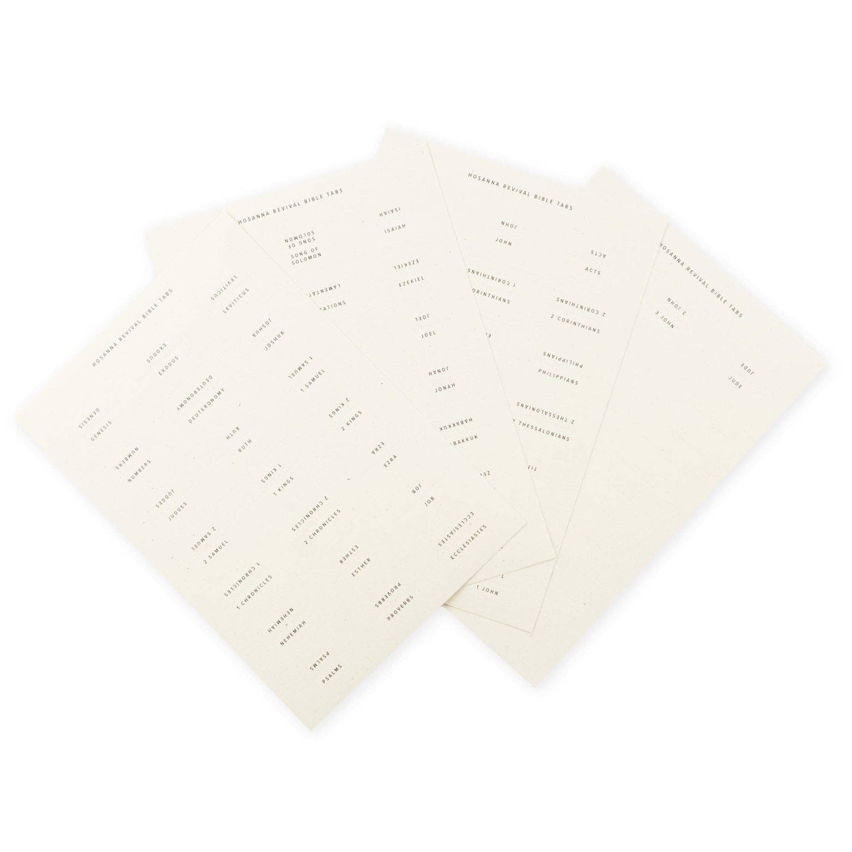 Bible Tabs: Black Foiling