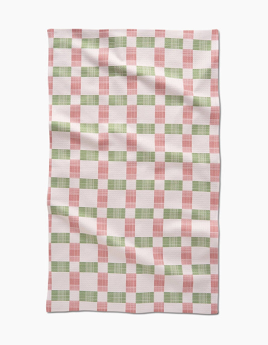 Be Merry Plaid Tea Towel - Purpose + Passion Boutique