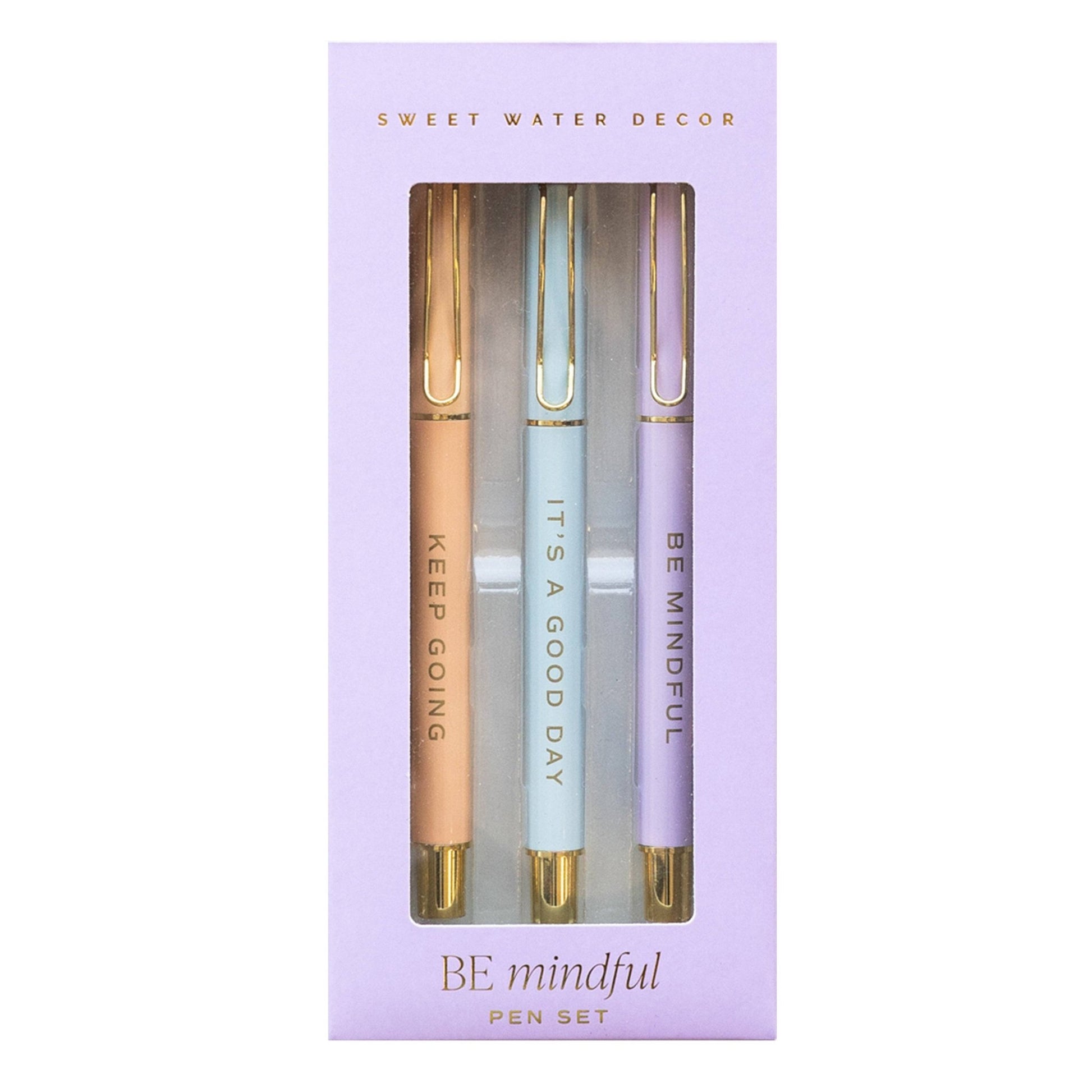 Be Mindful Metal Pen Set - Purpose + Passion Boutique