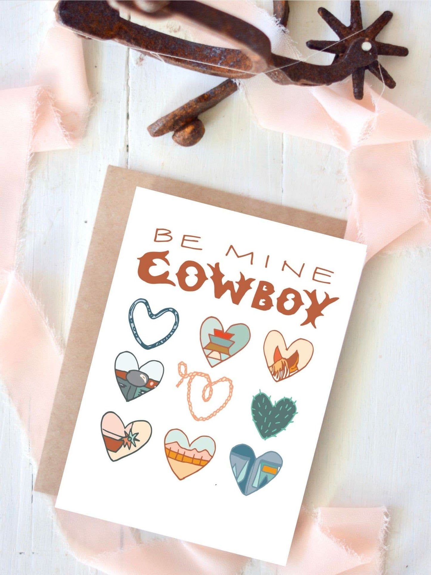 Be Mine Cowboy Valentines Card - Purpose + Passion Boutique