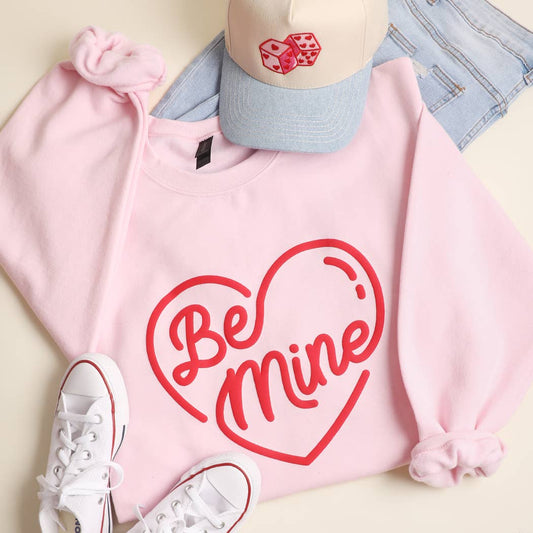 BE MINE PUFF Heavyweight Sweatshirt - Purpose + Passion Boutique