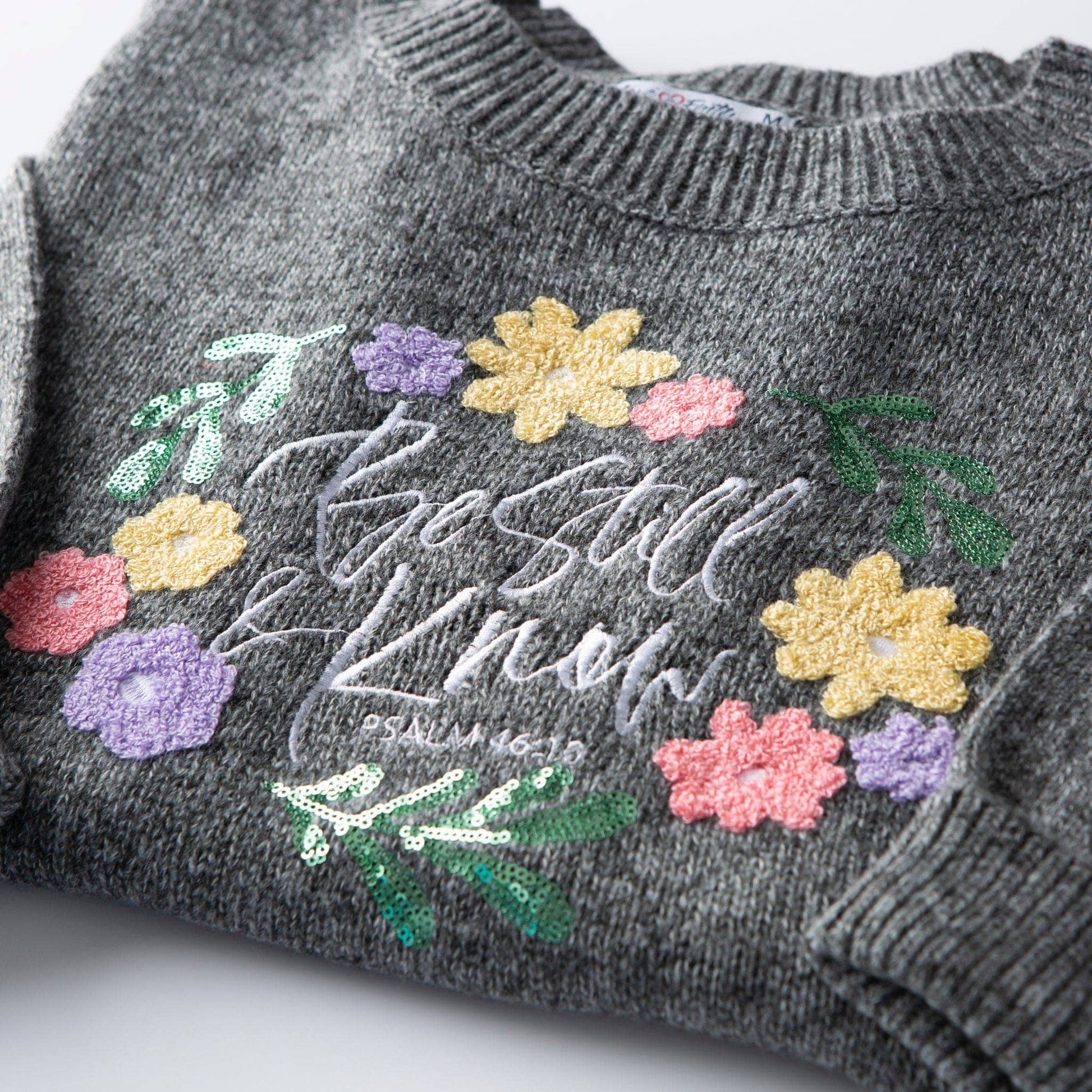 Be Still Fluffy Sequin Sweater - Purpose + Passion Boutique