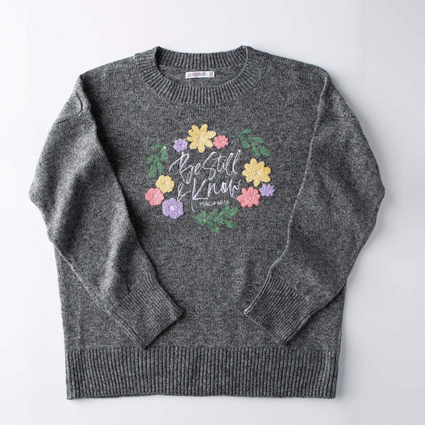 Be Still Fluffy Sequin Sweater - Purpose + Passion Boutique